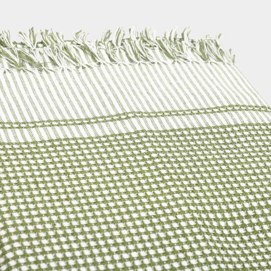 220 GSM Green Cotton Blend Bath Towel, , large