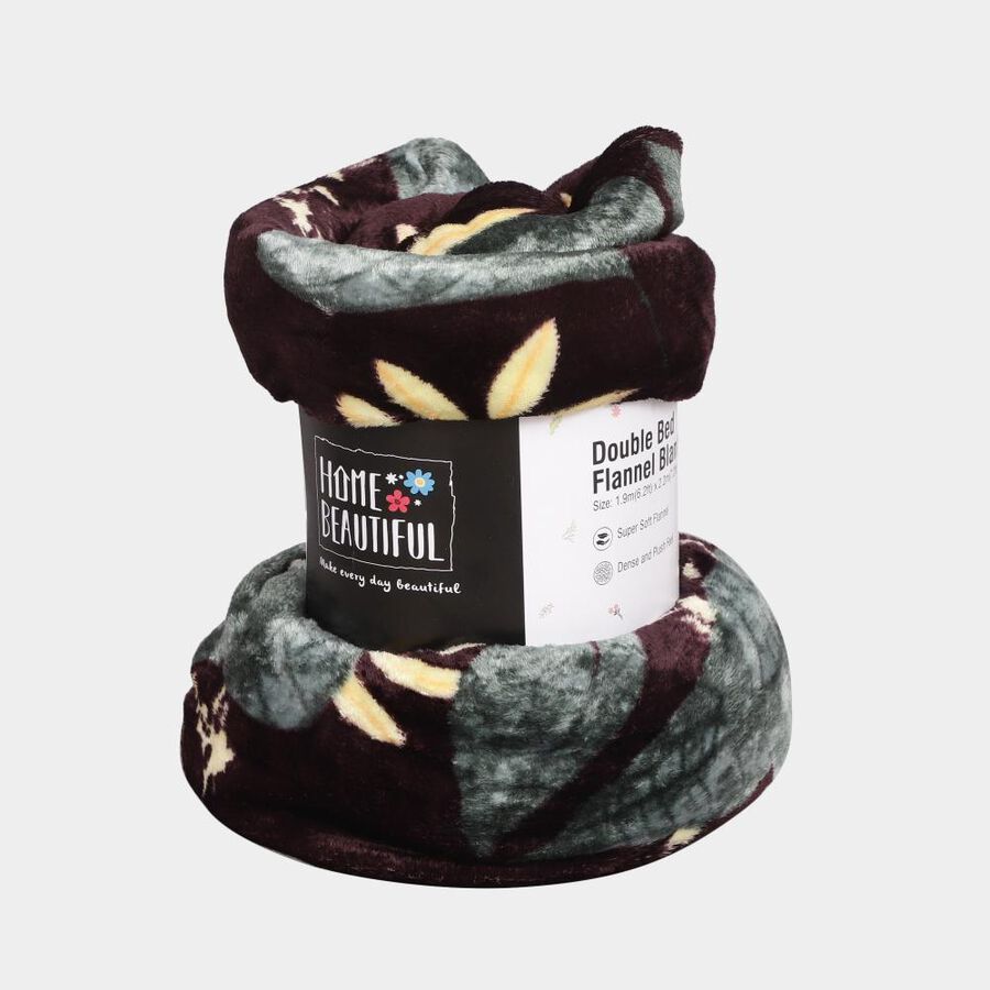 Maroon Microfiber Blanket, , large image number null