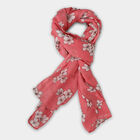 Women's Red Nylon/Polyester Scarf, , small image number null