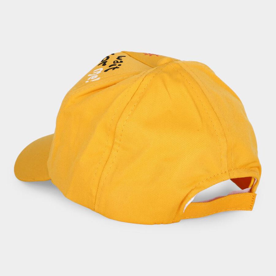 Kid's Yellow Fabric Cap, , large