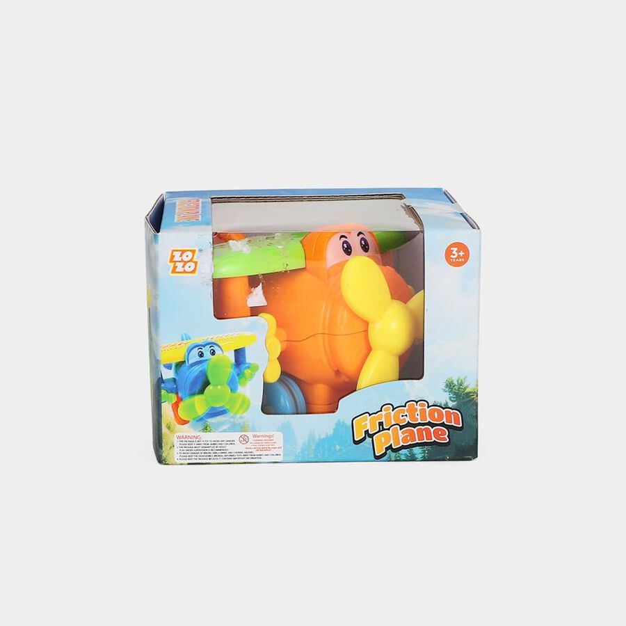 Kid's Orange Plastic Plane, , large