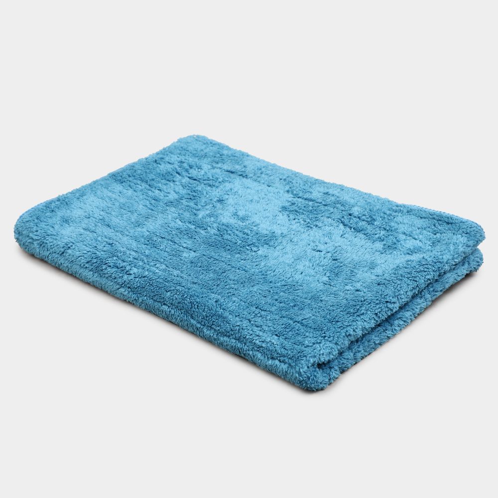 Home Beautiful                         280 GSM Teal Blue Microfiber Hand Towel