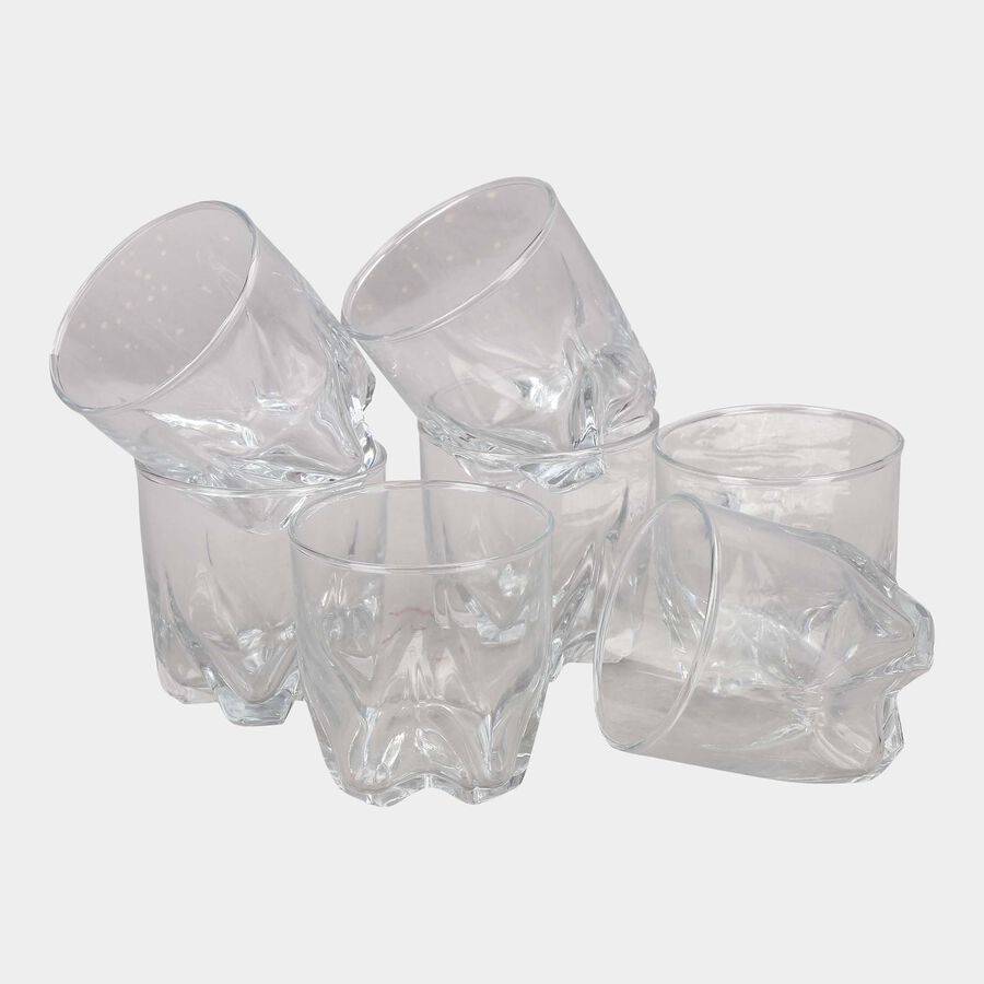 Glass Tumblers - Set Of 6, , large image number null
