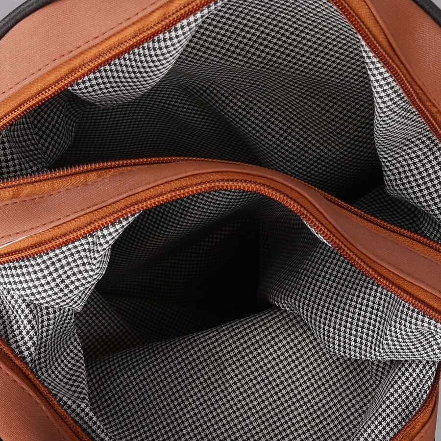 Women's Solid Polyurethane Backpack, , large image number null