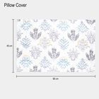White Microfiber Double Bedsheet with Pillow Cover, , small