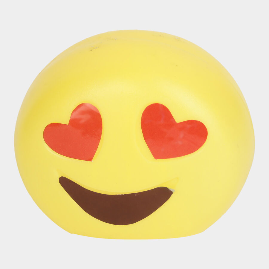 1 Pc. Plastic Smiley Face Coin Bank, , large image number null