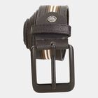 Men's Black Polyurethane Casual Belt, , small