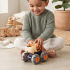 kid's Friction Powered Bull Monster Truck Toy, , small