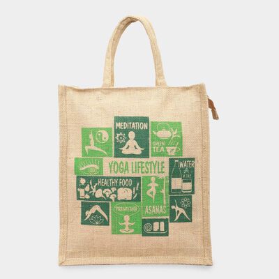 Beige Jute Bag 