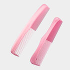 Plastic Hair Comb, Set of 2 - Colour/Design May Vary, , small image number null