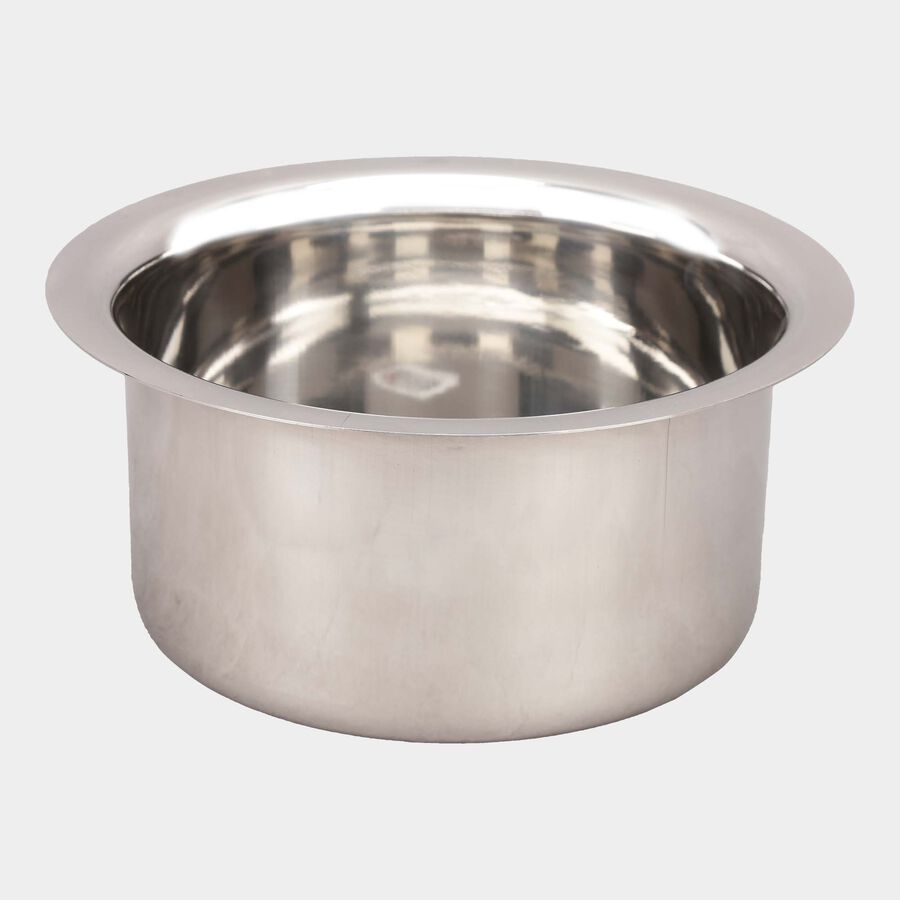 Stainless Steel Tope (Patila) - 20 cm, 1.6 L, Induction Compatible, , large image number null