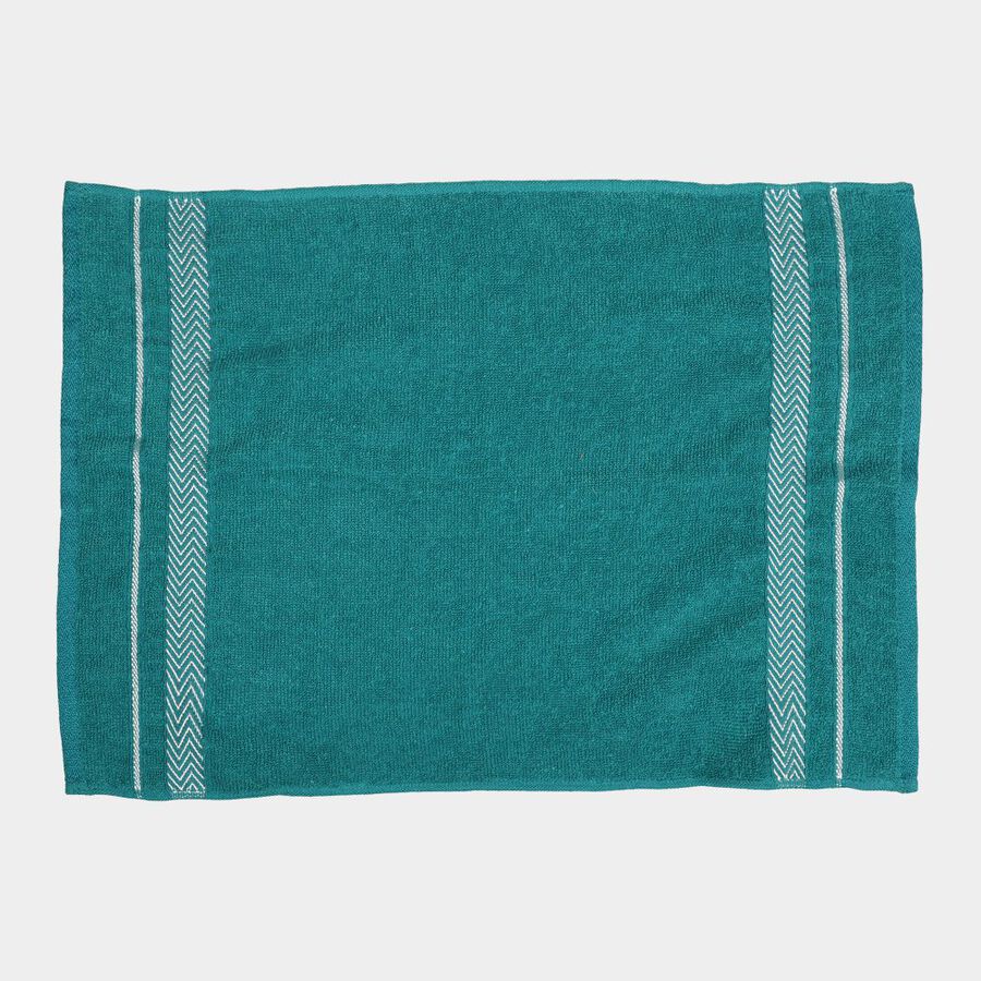 400 GSM Teal Blue Cotton Blend Hand Towel, , large