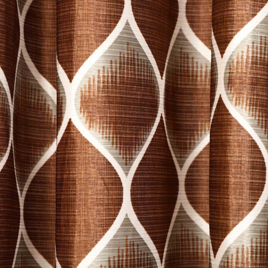 7ft. Brown Microfiber Door Curtain, , large image number null