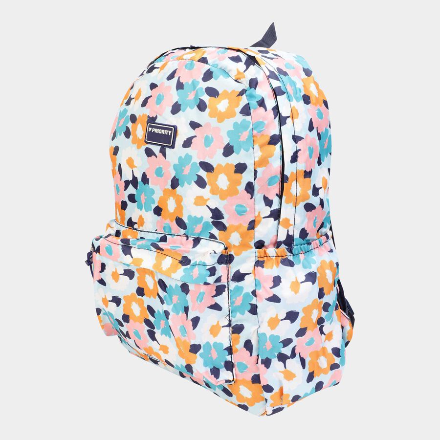 Women's Printed Fabric Backpack, , large image number null