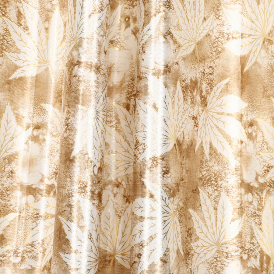 7 ft. Beige Polyester Curtain, , large image number null