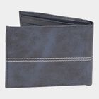 Men's Blue Polyurethane Wallet, , small image number null