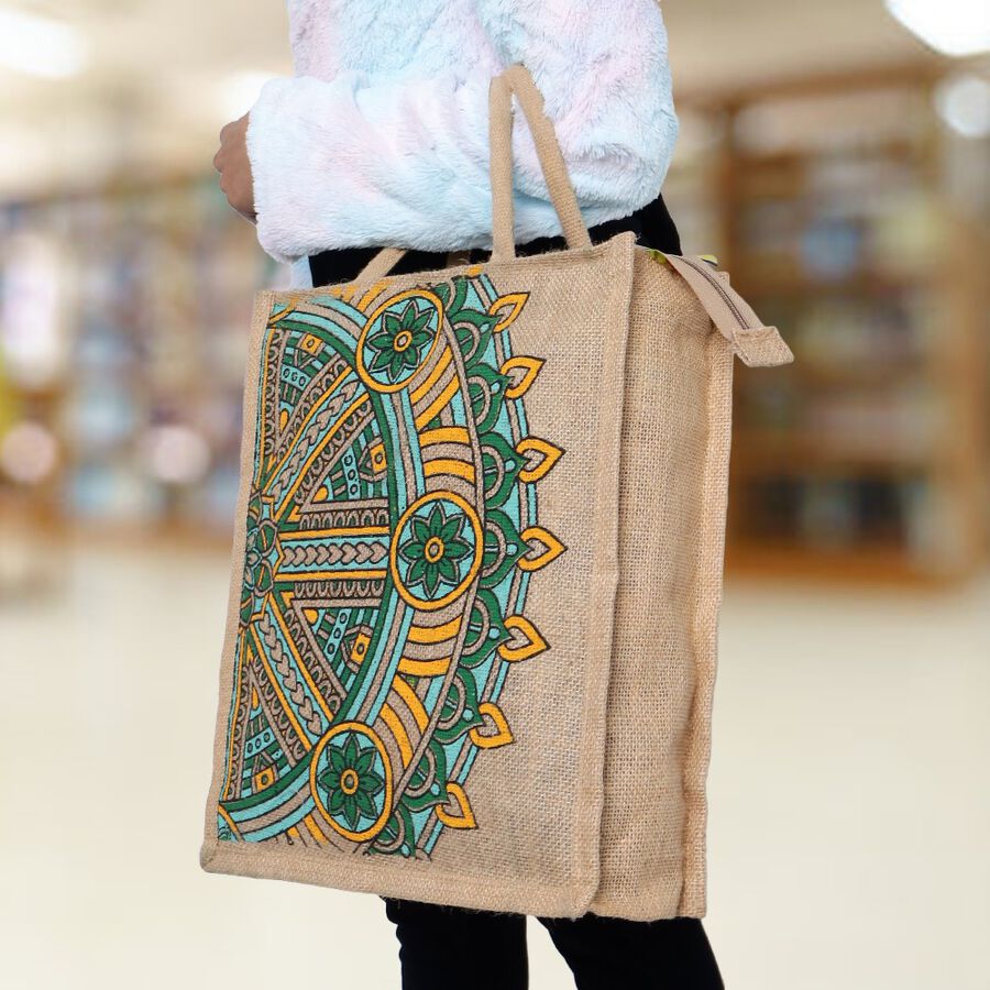 Brown Jute Bag, , large image number null