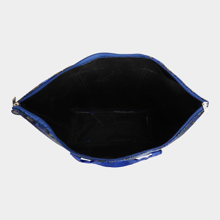 Blue Fabric-Nylon Bag, , large image number null