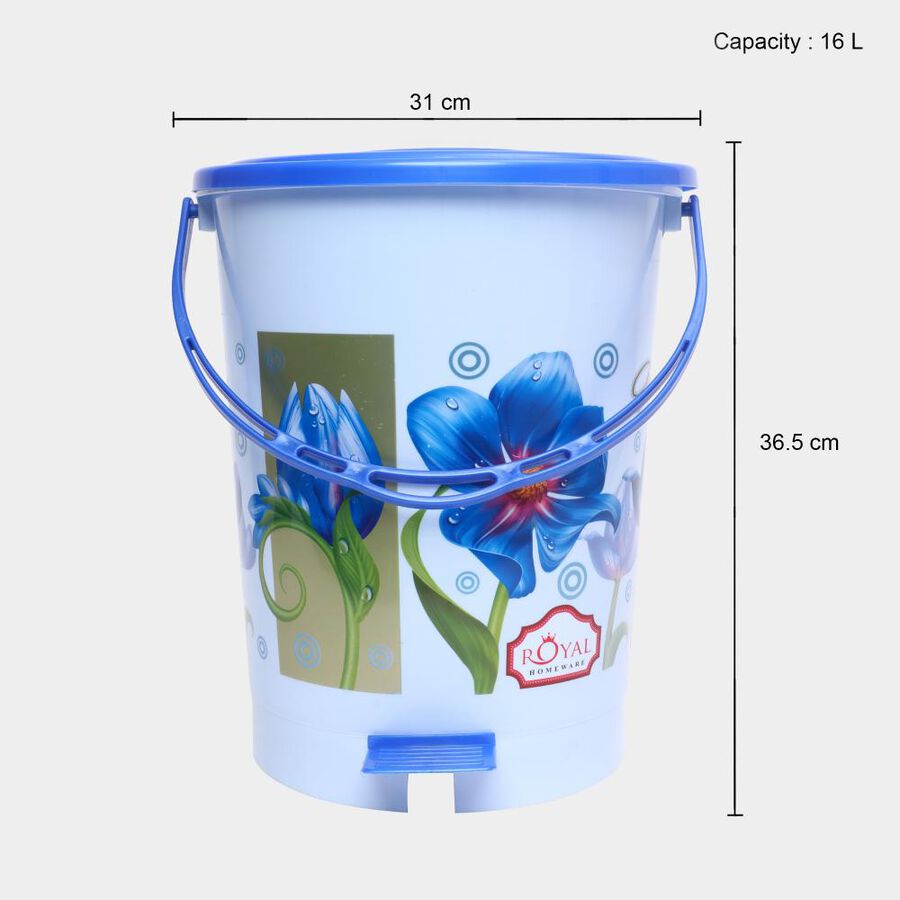 प्लास्टिक डस्ट बिन- 16 L, , large