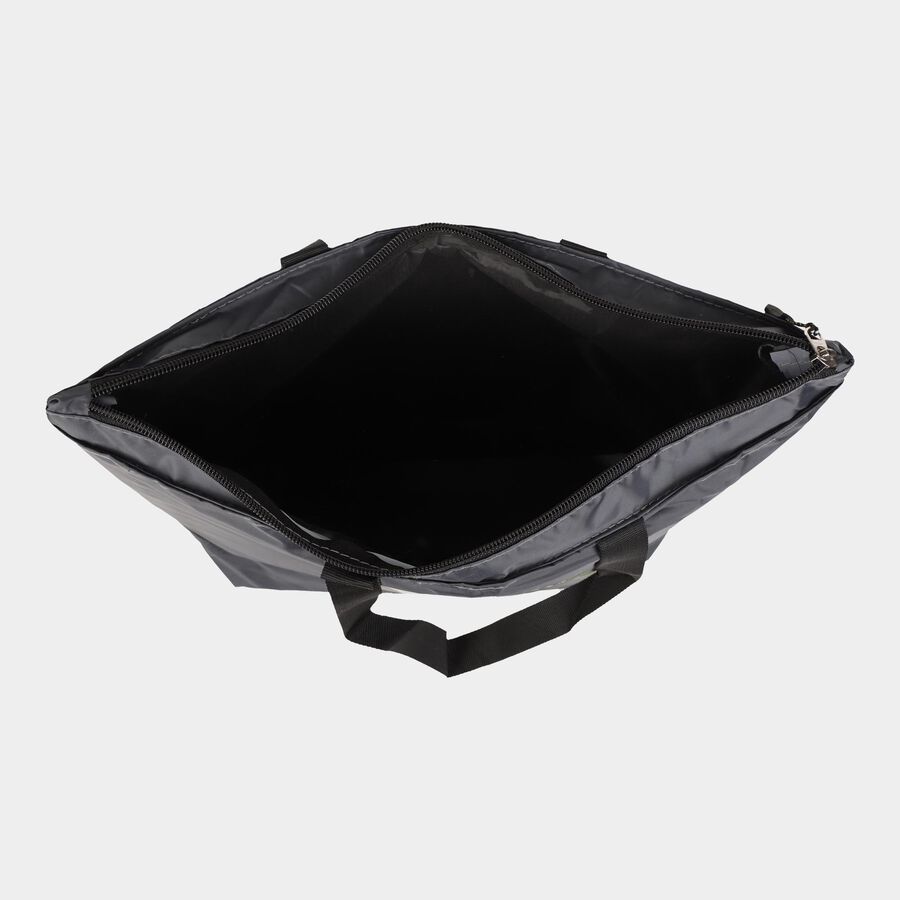 Grey Fabric-Polyester Bag, , large image number null