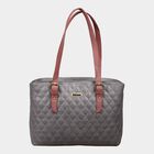 Women's Grey Polyurethane Tote Bag, , small image number null
