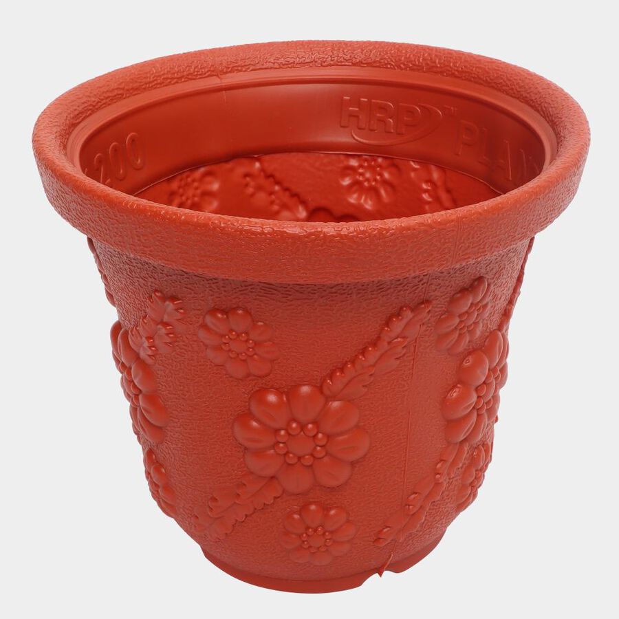 Brown Plastic Planter, , large image number null