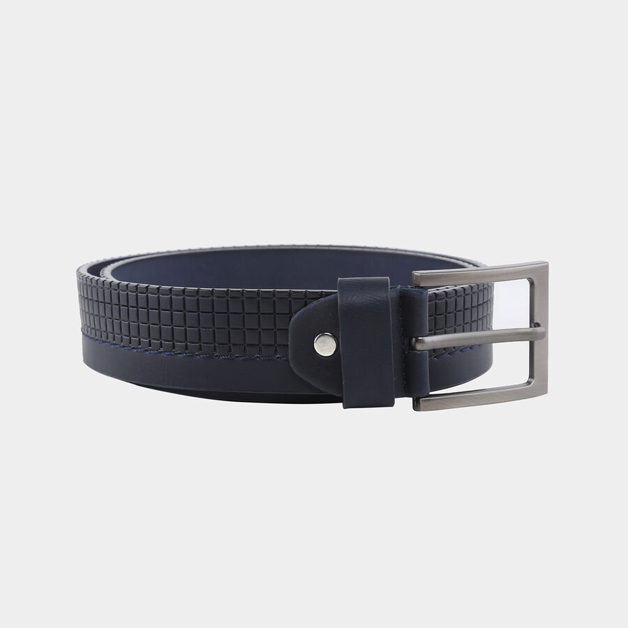 Men Casual Blue Belt (40 in.), , large image number null