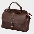 Women's Brown Polyurethane Tote Bag, , small image number null