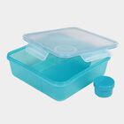 Plastic Lunch Box - 1 Box, 1 Small Bowl, , small image number null