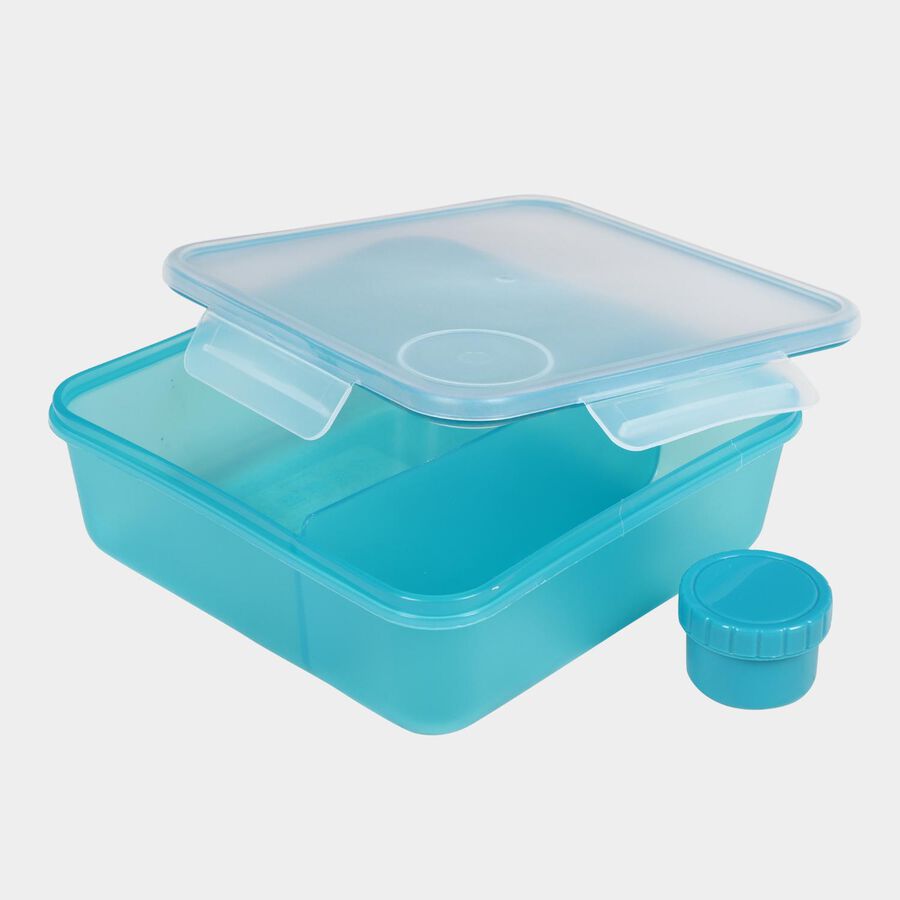 Plastic Lunch Box - 1 Box, 1 Small Bowl, , large image number null