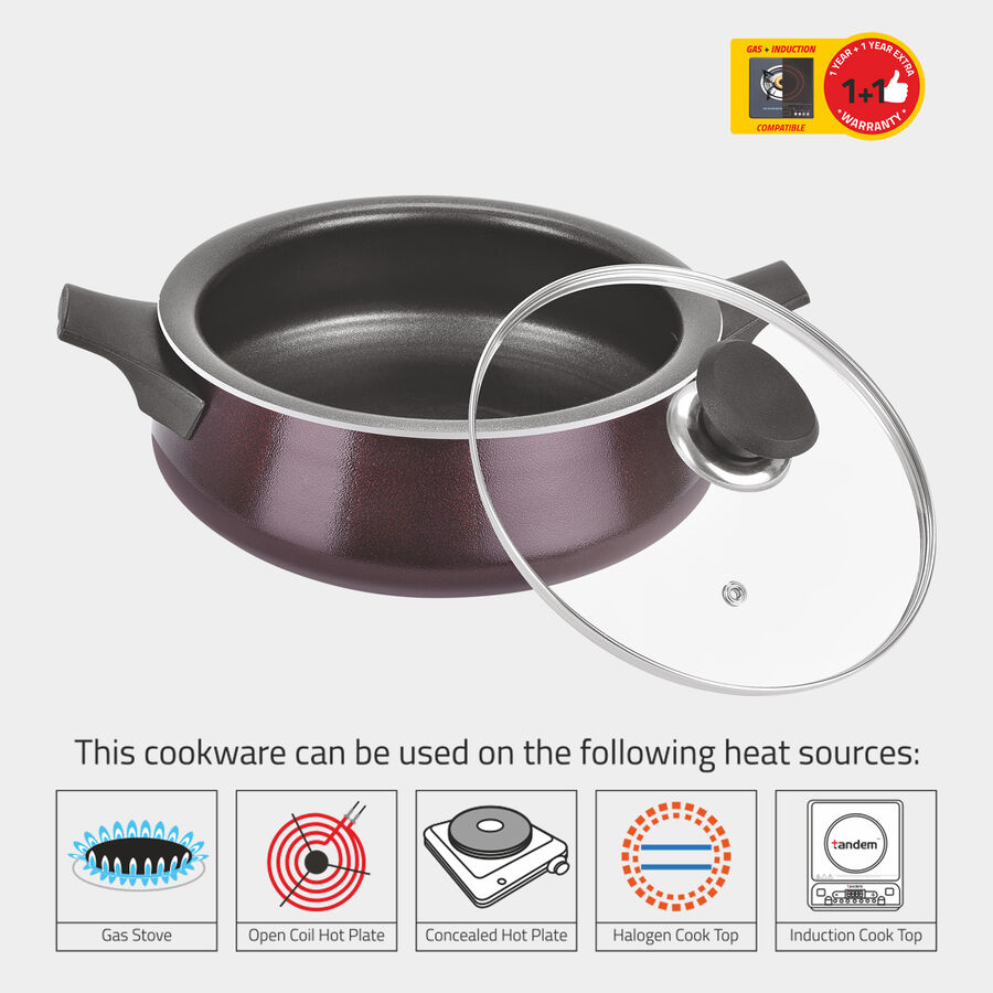 Aluminium Cook & Serve Handi, Induction Compatible, , large image number null