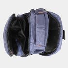 Dark Blue Polyester Backpack, , small image number null