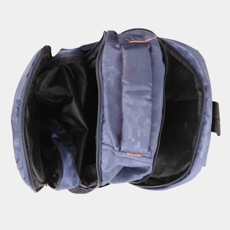 Dark Blue Polyester Backpack, , large image number null