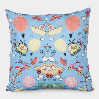 Light Blue Fabric Cushion