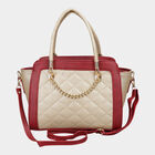 Women's Golden Polyurethane Tote Bag, , small image number null