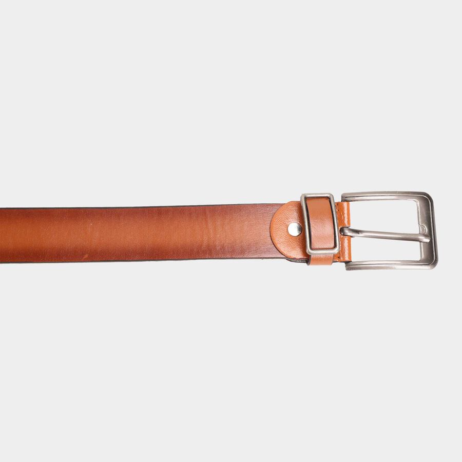 Men's Tan Polyurethane Casual Belt, , large