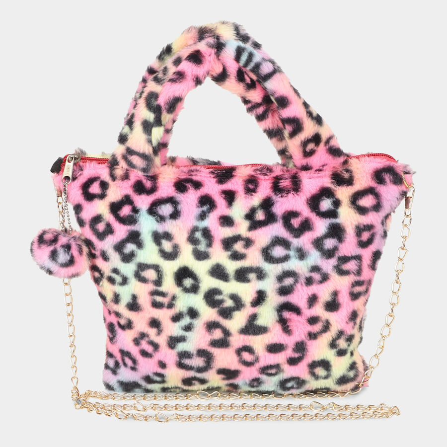 Kid's Pink Fur Bag , , large image number null