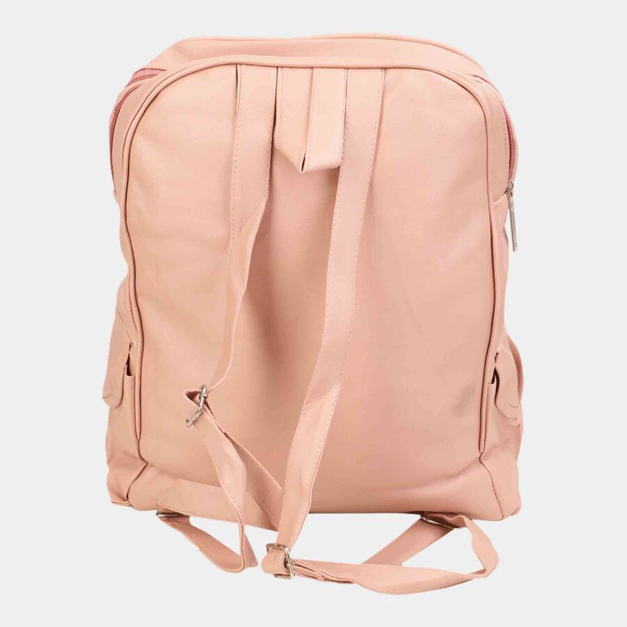 Kid's Pink Polyurethane Bag, , large image number null
