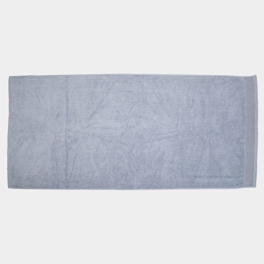 शून्य ट्विस्ट कॉटन बाथ तौलिया, 370 जीएसएम, 70 x 140 सेमी, , large image number null