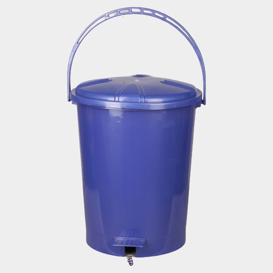 15.5 L Blue Plastic Dustbin, , large image number null