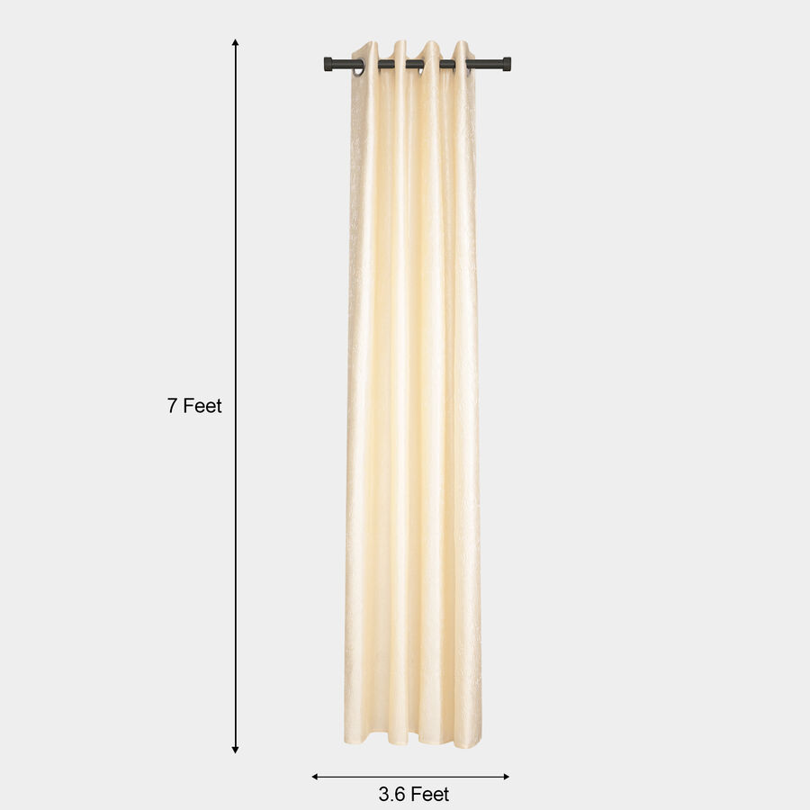 7ft. off White Microfiber Door Curtain, , large image number null