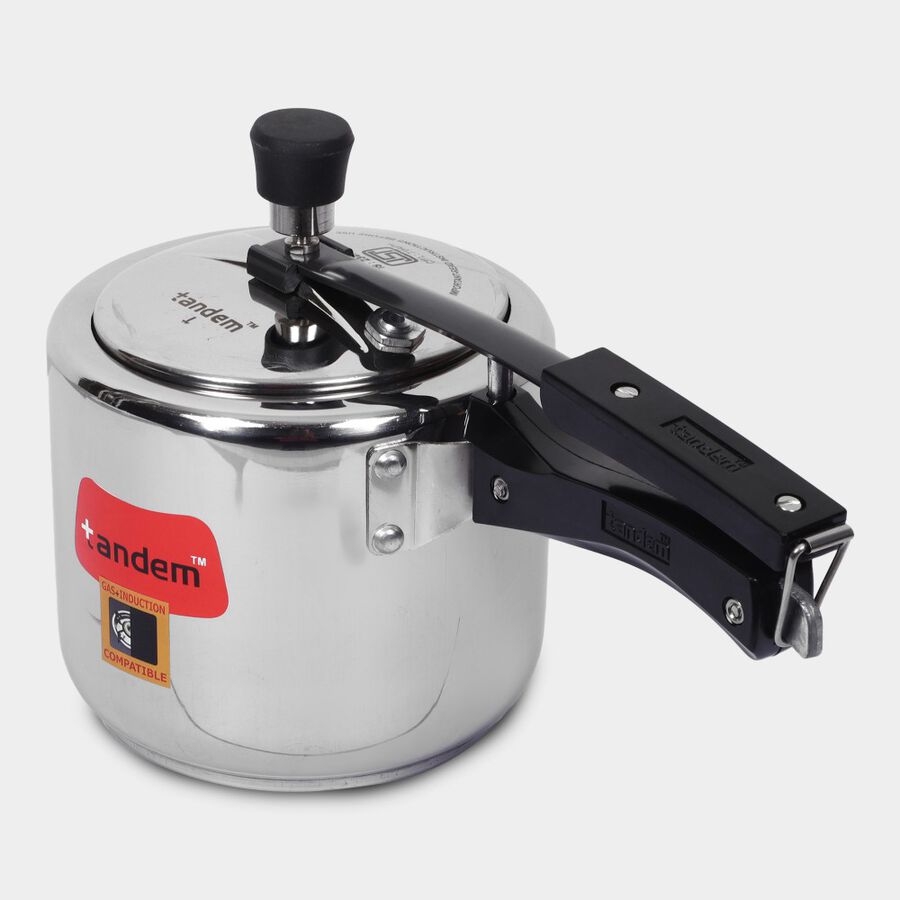 3 L Steel Pressure Cooker, , large image number null