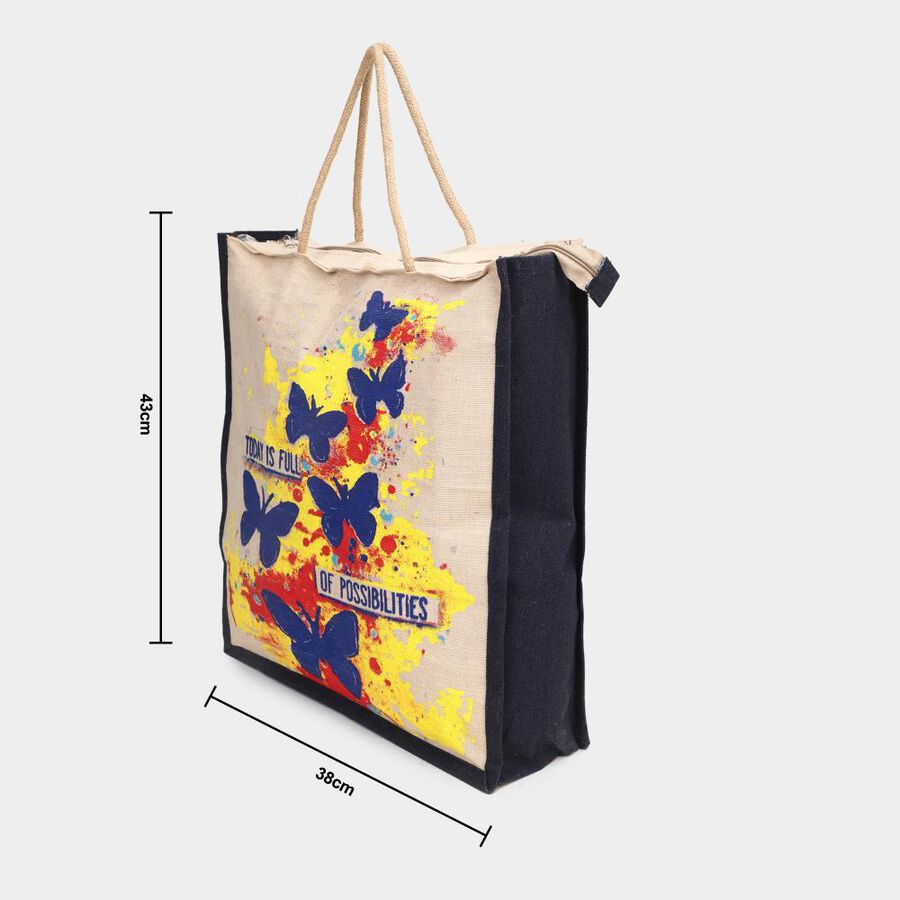 Blue Jute Bag, , large image number null