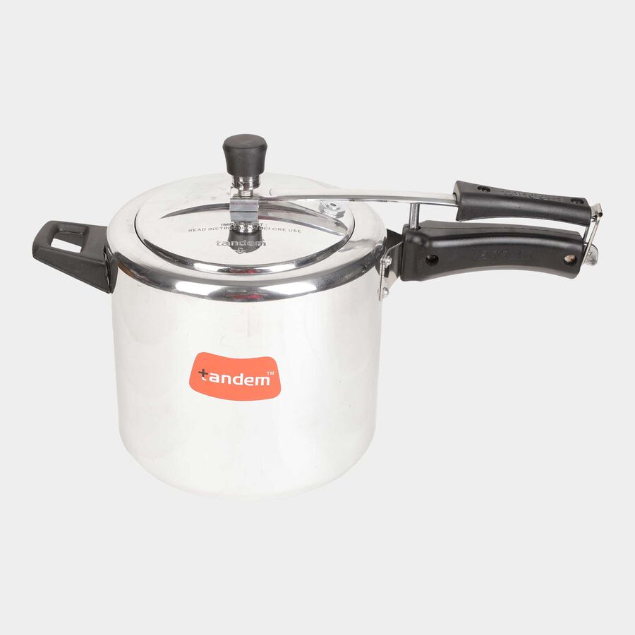 एल्युमीनियम प्रेशर कुकर, सिल्वर, 391 मिमी X 228 मिमी X 244 Mm, 6.5 L, , large image number null