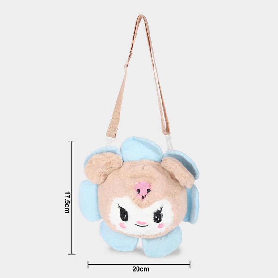 Flower Shape Sling Bag Kid's Beige Nylon/Polyester Bag , , large image number null