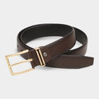 Men's Black Polyurethane Belt, , small image number null