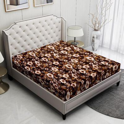 Blue Polyester Cotton Pillow Cover 