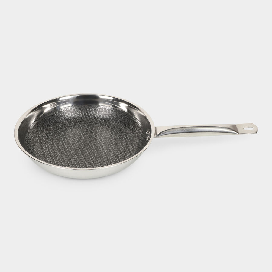 1.6L Stainless Steel Fry Pan, , large image number null
