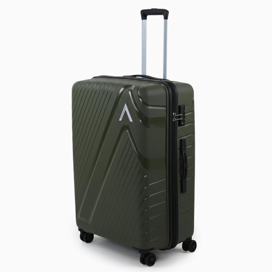 8 Wheel Light Green Polypropylene Trolley,Set of 3, , large