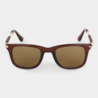 Men's Brown Plastic Sunglasses, , small
